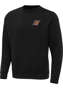 Antigua Michigan Panthers Mens Black Victory Big and Tall Crew Sweatshirt