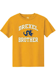 Summit Sportswear Drexel Dragons Youth Gold Brother Short Sleeve T-Shirt