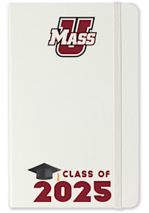 Massachusetts Minutemen Class of 25 team logo Notebook and Folder - White