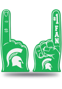 Green Michigan State Spartans #1 One Color Foam Finger