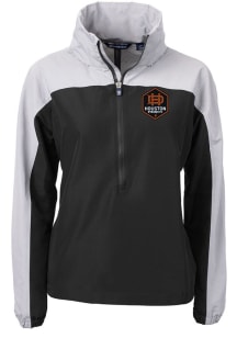 Cutter and Buck Houston Dynamo Womens Black Charter Eco Long Sleeve Pullover