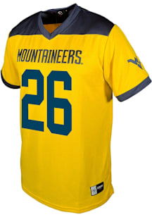 Jason Cross Jr.  Genuine Collective West Virginia Mountaineers Gold Football NIL Football Jersey