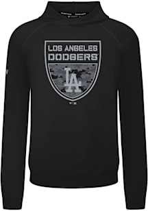 Levelwear Los Angeles Dodgers Black Mandate Buckler Long Sleeve T Shirt