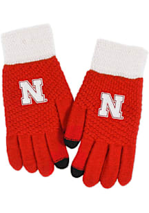 Nebraska Cornhuskers Knit Mens Gloves