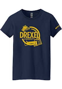 Summit Sportswear Drexel Dragons Womens Navy Blue Admitted Students Day 2023 Short Sleeve T-Shirt