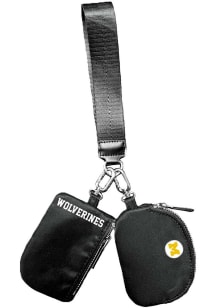 Navy Blue Jardine Michigan Wolverines Oversized Key Strap w/Coin Purse Lanyard