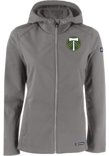Cutter and Buck Portland Timbers Womens Graphite Evoke Light Weight Jacket