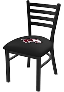 Southern Illinois Salukis Stationary Black Wrinkle Finish Pub Stool - Black