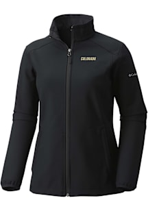 Columbia Colorado Buffaloes Womens Black Heat Seal Kruser Ridge III Light Weight Jacket