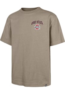 47 Ohio State Buckeyes Khaki Foundation Pennant Short Sleeve Fashion T Shirt