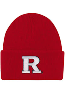 LogoFit Rutgers Scarlet Knights North Pole Baby Knit Hat - Red
