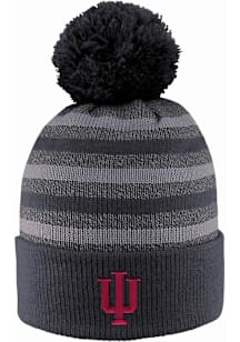 LogoFit Indiana Hoosiers Dark Grey Doc Marled Mens Knit Hat