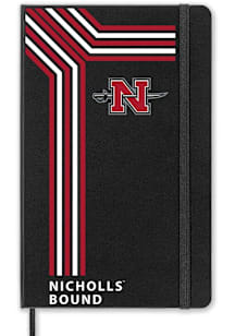 Nicholls State Colonels School Bound team logo Notebook and Folder - Black