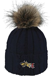 LogoFit Drexel Dragons Navy Blue Alps Pom Womens Knit Hat