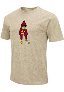 Colosseum Iowa State Cyclones Oatmeal Wrestling Cy Short Sleeve T Shirt