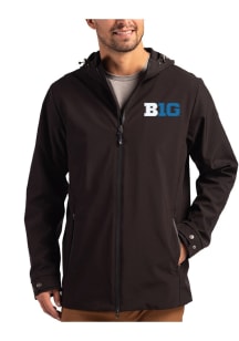 Mens Big Ten Black Cutter and Buck Camano Light Weight Jacket