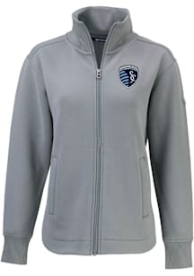 Cutter and Buck Sporting Kansas City Womens Graphite Roam Light Weight Jacket