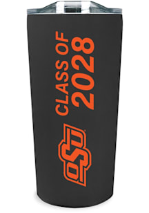 Oklahoma State Cowboys 18oz Class of 2028 Soft Touch Stainless Steel Tumbler - Black