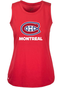Levelwear Montreal Canadiens Womens Red Macy Home Turf Tank Top