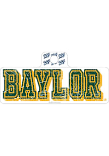 Baylor Bears Big Facts Stickers - Green