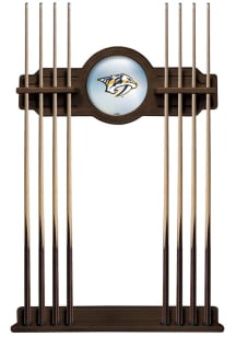Nashville Predators Solid Wood Cue Rack Pool Table