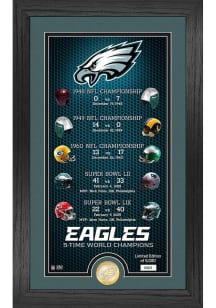 Philadelphia Eagles 2x Super Bowl Champions Legacy Plaque