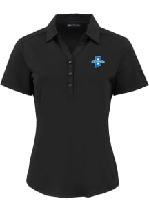 Cutter and Buck Indiana State Sycamores Womens Black Forge Eco Polo Short Sleeve Polo Shirt