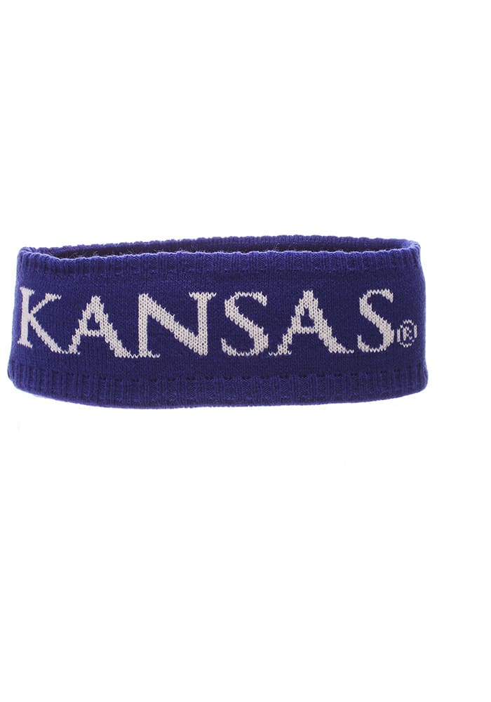 Kansas Jayhawks Blue Halo Mens Knit Hat