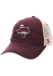 Zephyr Texas A&M Aggies Contour Adjustable Hat - Maroon