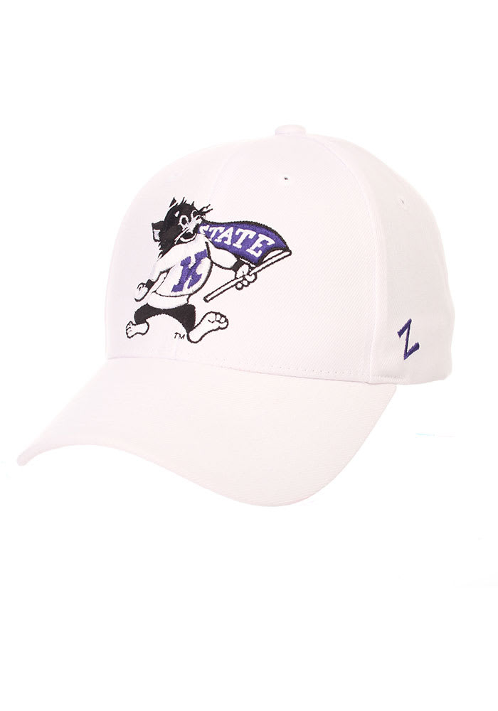 K-State Wildcats Willie Competitor Adjustable Hat - White