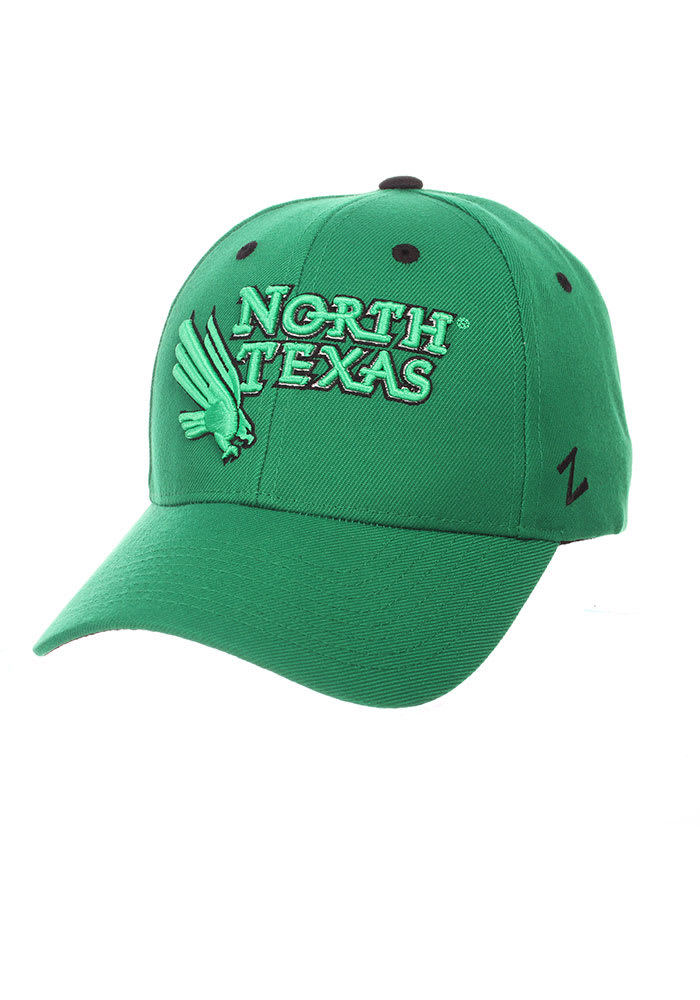 Zephyr North Texas Mean Green Competitor Adjustable Hat - Green