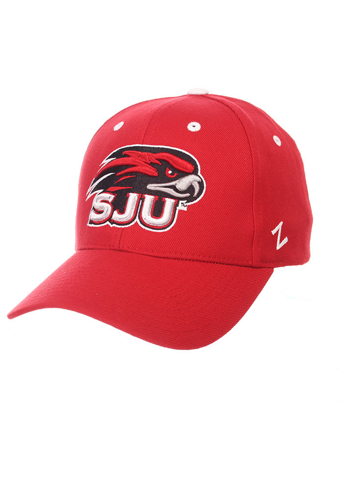 Zephyr Saint Josephs Hawks Competitor Adjustable Hat - Red
