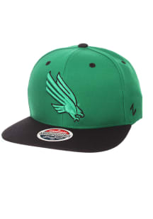 North Texas Mean Green Green Z11 Mens Snapback Hat