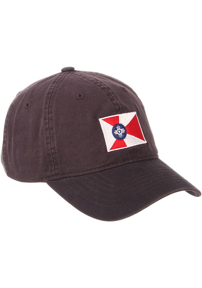 Zephyr Wichita Flag Scholarship Adjustable Hat - Grey