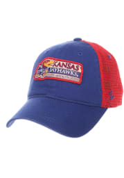Zephyr Kansas Jayhawks Freeway Adjustable Hat - Blue