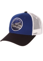 Zephyr Kansas City Scout Skyline Big Rig Adjustable Hat - Blue