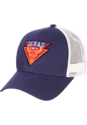 Texas Geometric Bull Big Rig Adjustable Hat - Blue