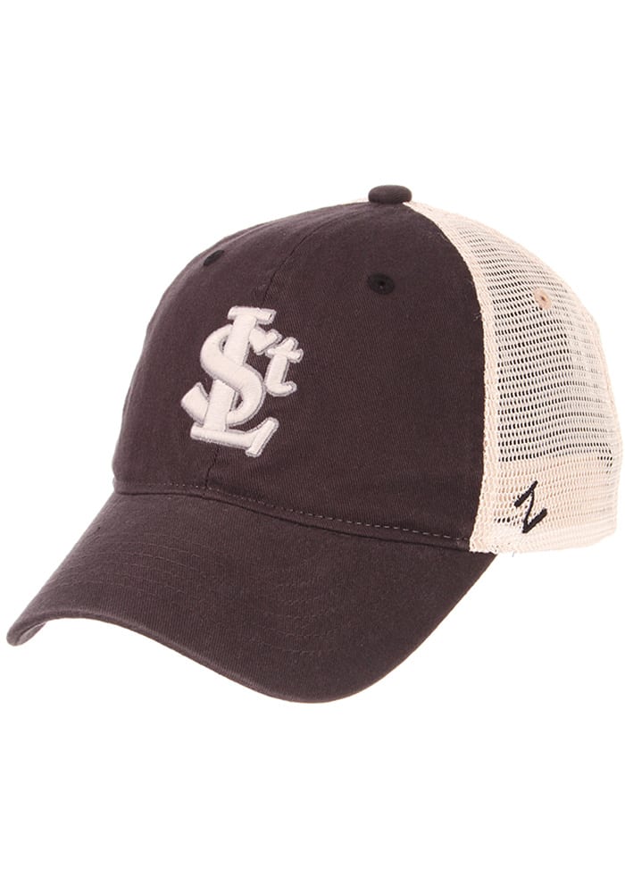 Zephyr St Louis STL University Adjustable Hat - Charcoal