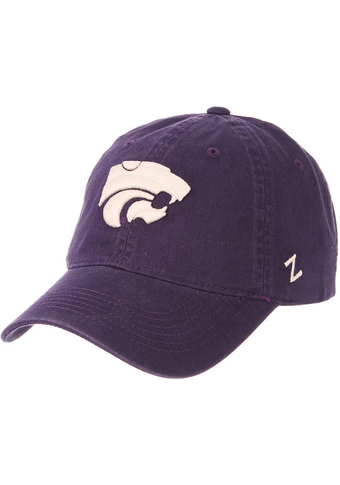 Zephyr K-State Wildcats Scholarship Adjustable Hat - Purple