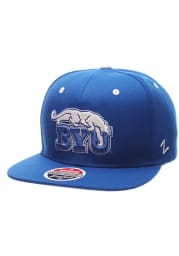 BYU Cougars Blue Z11 Mens Snapback Hat