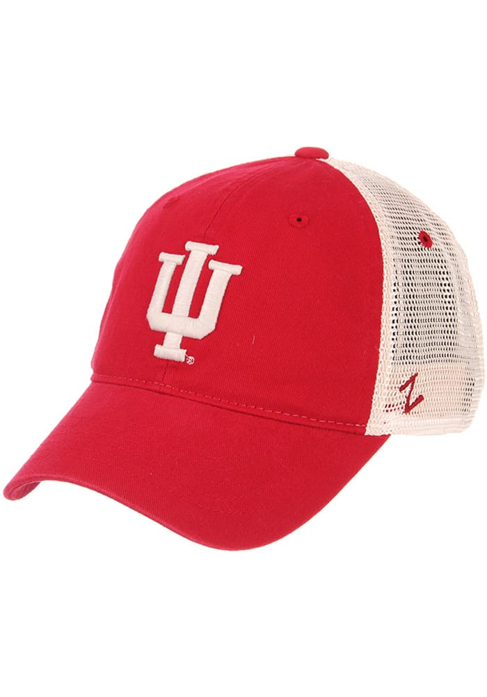 Indiana Hoosiers University Meshback Adjustable Hat - Red