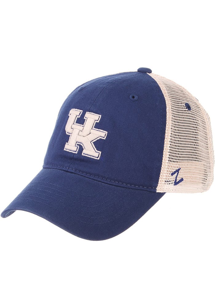Collegiate Headwear Solid Grey University of Kentucky Wildcats Logo Adjustable Hat