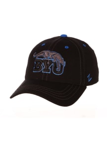 BYU Cougars Mens Black Element Flex Hat