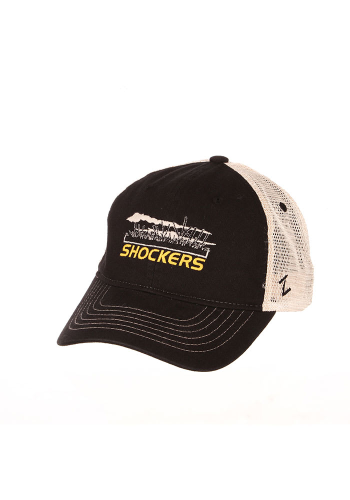 Zephyr Wichita State Shockers Destination Meshback Adjustable Hat - Black