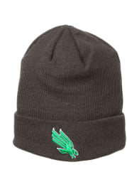 Zephyr North Texas Mean Green Charcoal Cuff Mens Knit Hat