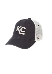 Zephyr Kansas City Mavericks University Adjustable Hat - Grey