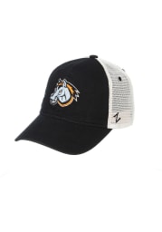 Zephyr Kansas City Mavericks Mascot University Adjustable Hat - Black