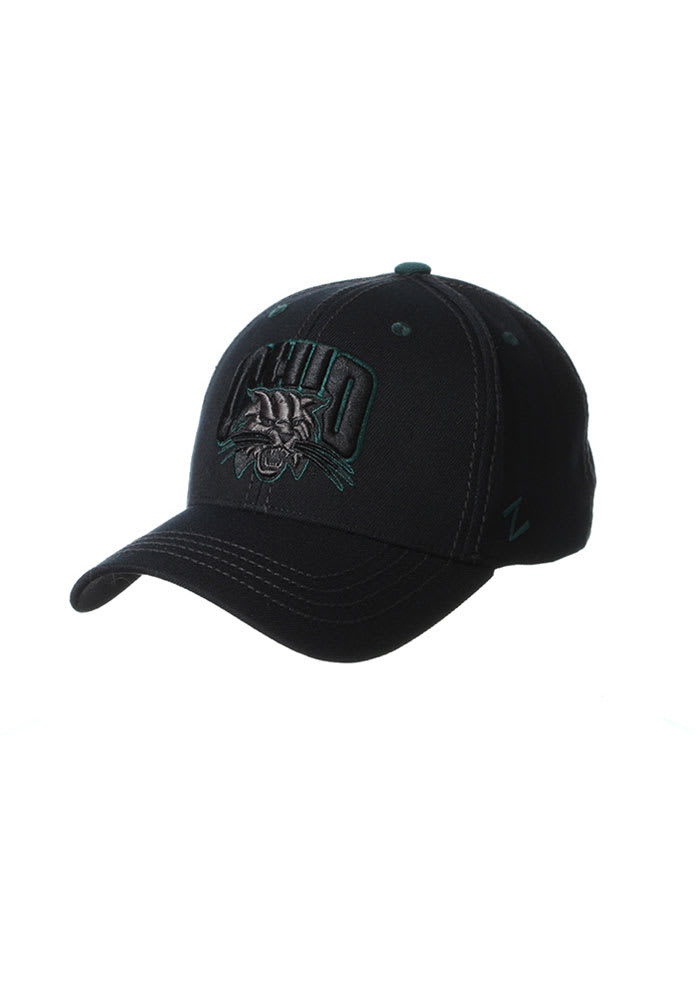 Zephyr Ohio Bobcats Mens Black Element Flex Hat