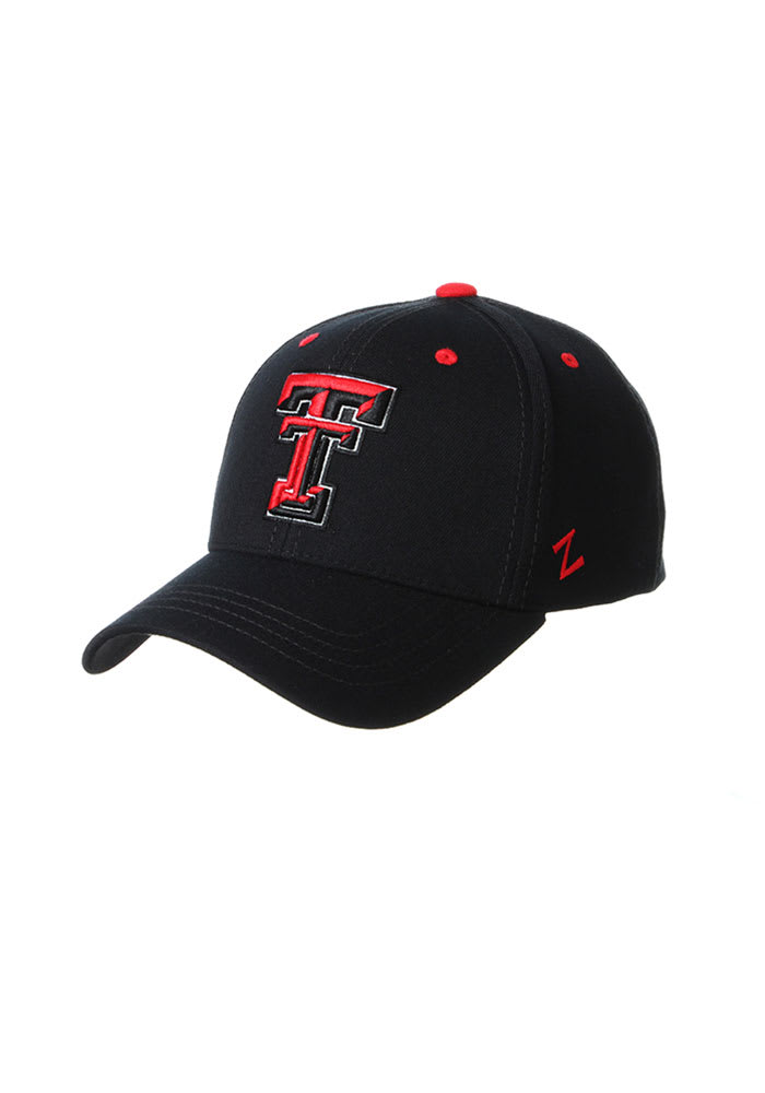 Zephyr Texas Tech Red Raiders Mens Black Element Flex Hat