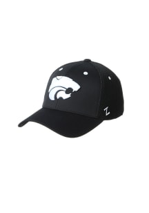 K-State Wildcats Mens Black Pregame Flex Hat